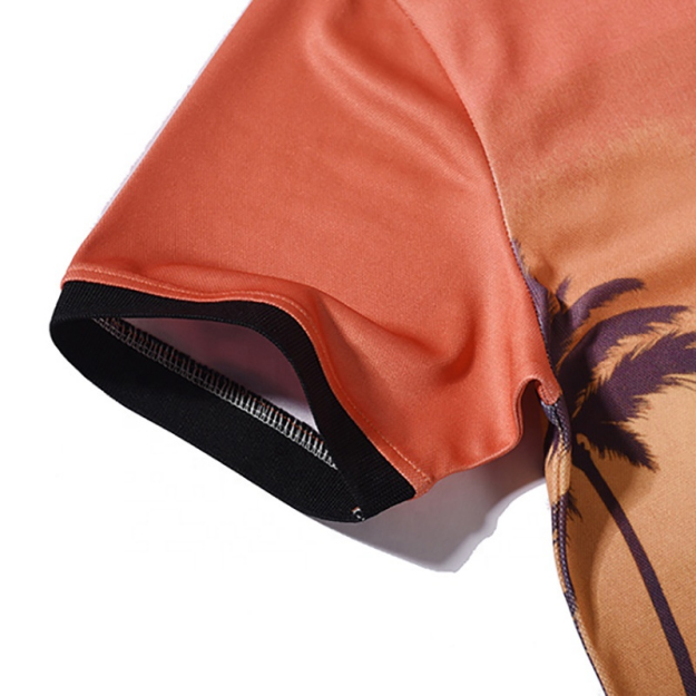 singlewholesale custom printed design polyester sublimation man golf polo t shirt  (1)